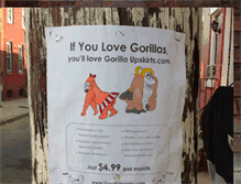 Tablet Screenshot of gorillaupskirts.com